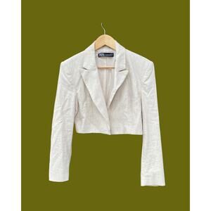 Small Zara Women's Beige Blazer